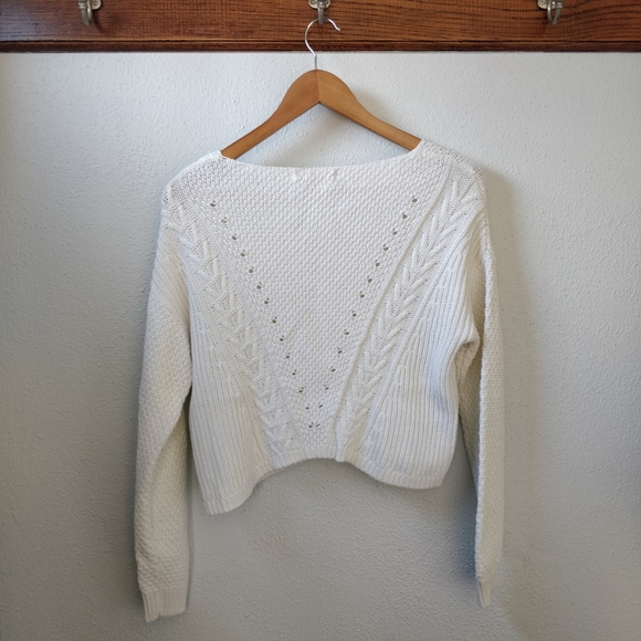 Forever 21 White Knit Sweater - Picture 5 of 6